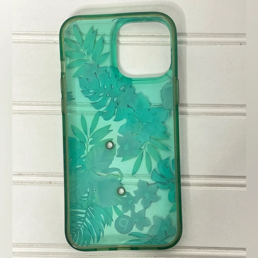 Loopy iPhone 12/13 Lefty Floral Green Phone Case